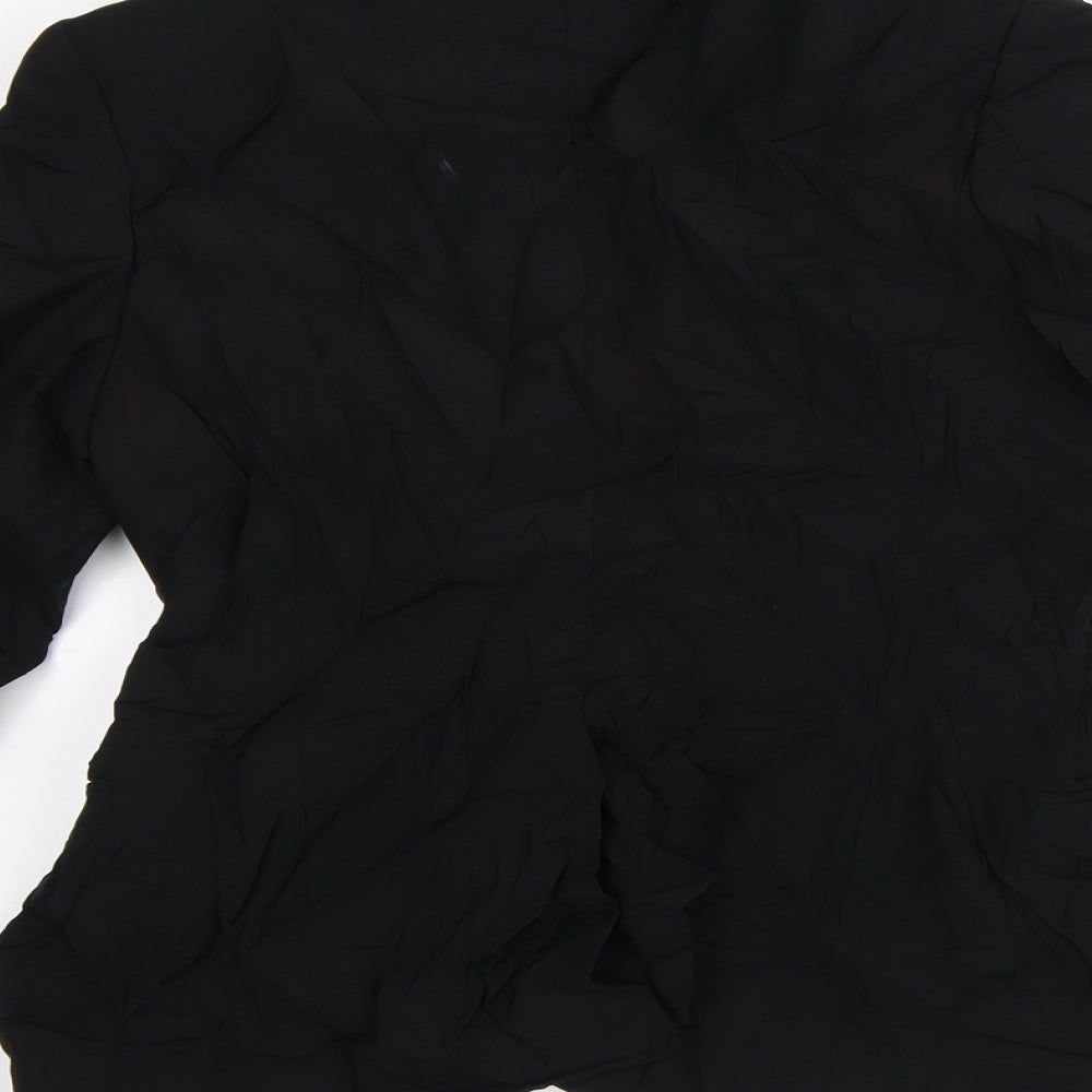 Womens UK Size S Preworn Black Jacket