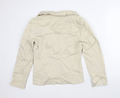 NEXT Womens Beige Jacket Blazer Size 12