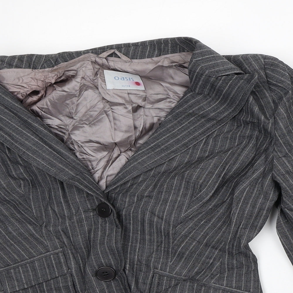 Womens UK Size 8 Oasis Grey Jacket