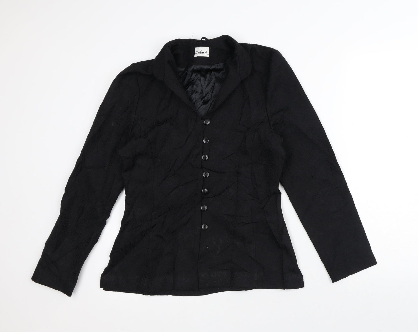 Womens UK Size 10 Select Black Jacket