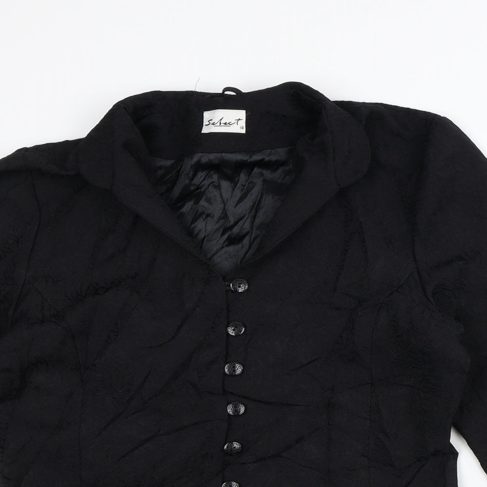 Womens UK Size 10 Select Black Jacket