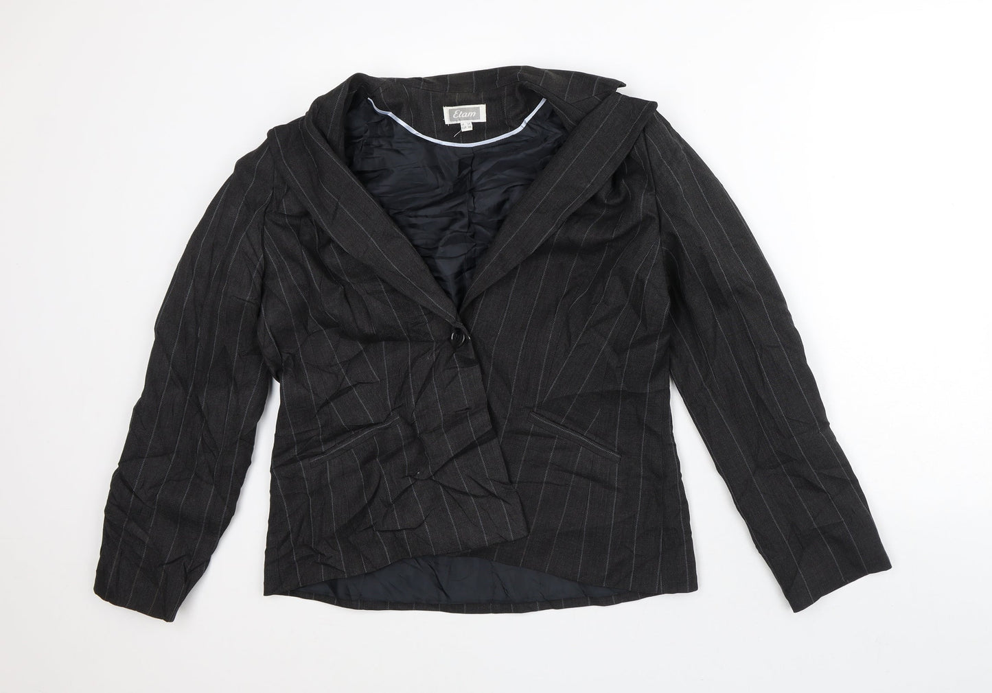 Womens UK Size 14 Etam Grey Jacket