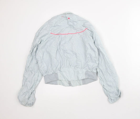 George Womens Blue Rain Coat Coat Size 12