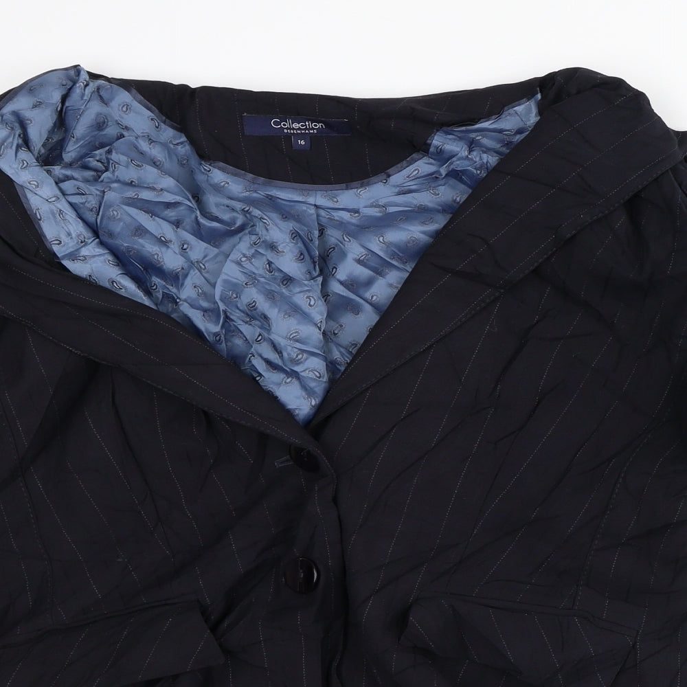 Womens UK Size 16 Debenhams Black Jacket