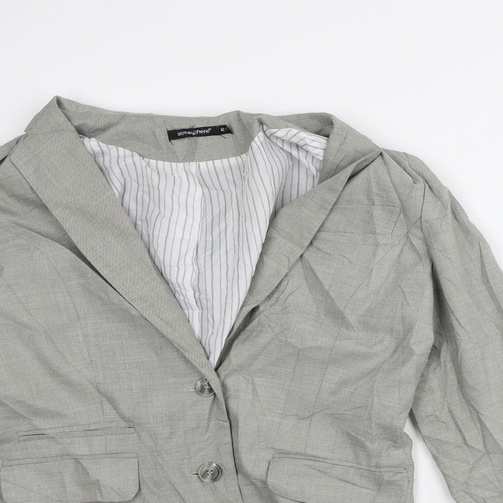 Womens UK Size 12 Atmosphere Grey Jacket