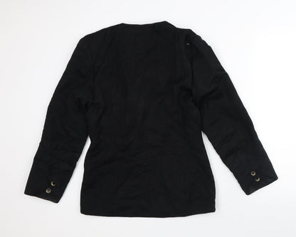 Womens UK Size 10 House of Fraser Black Jacket