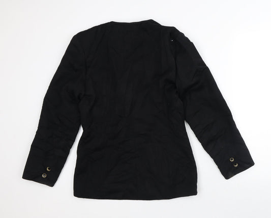 House of Fraser Womens Black Jacket Blazer Size 10