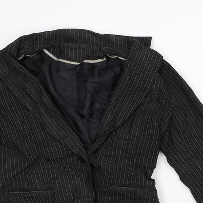 Womens UK Size 8 Preworn Black Jacket