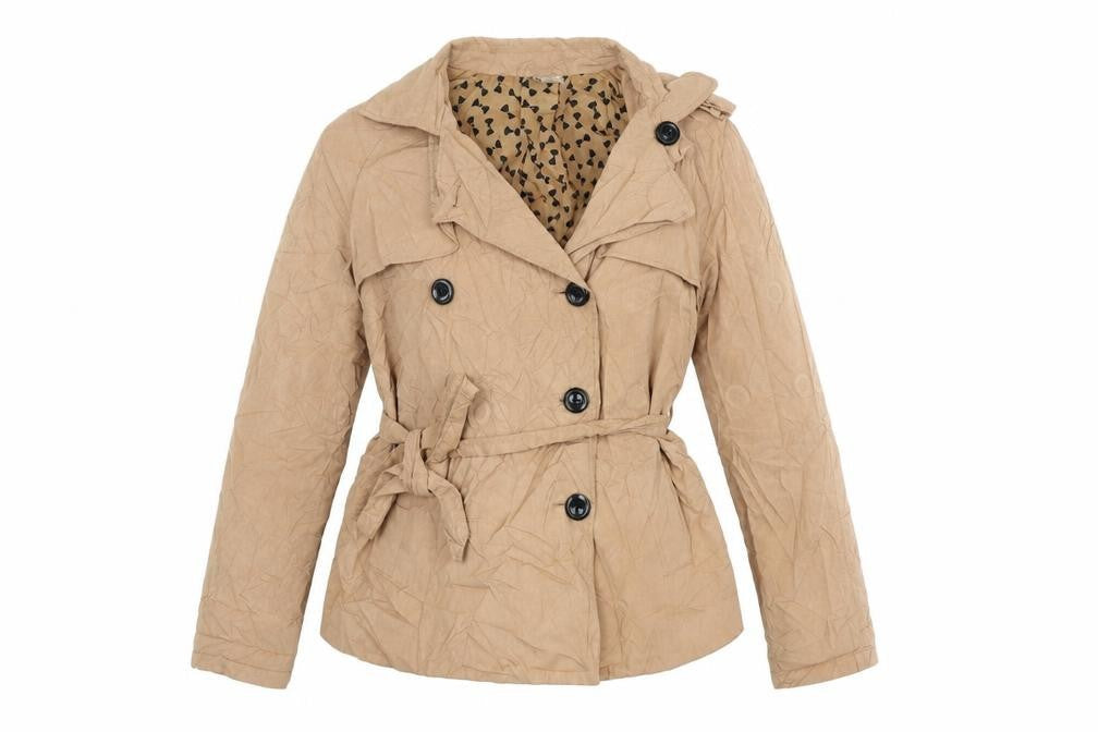 Womens UK Size 14 Divided Brown Overcoat