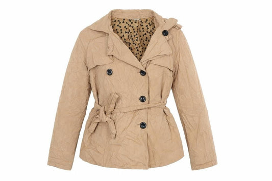 Womens UK Size 14 Divided Brown Overcoat