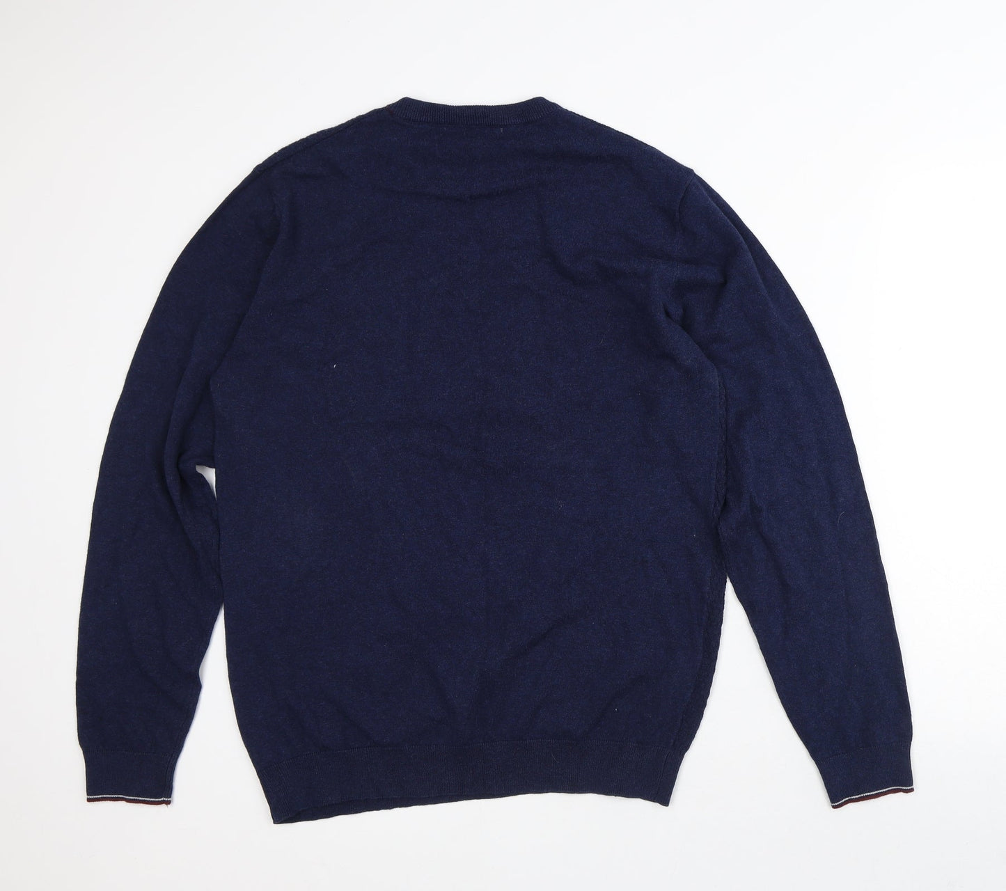 Mens UK Size M Easy Blue Pullover Sweatshirt