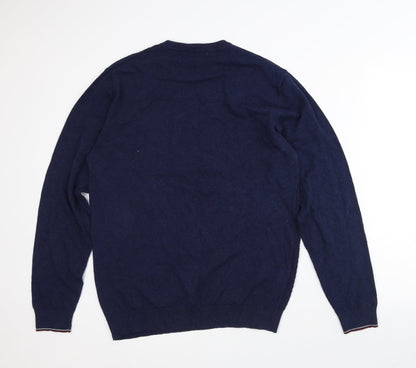 Mens UK Size M Easy Blue Pullover Sweatshirt
