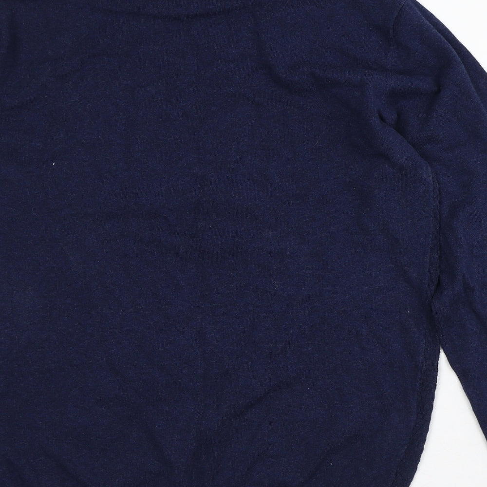 Mens UK Size M Easy Blue Pullover Sweatshirt