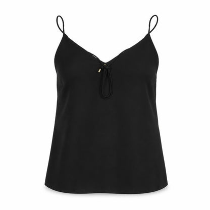 Womens UK Size 8 F&F Black Camisole Tank