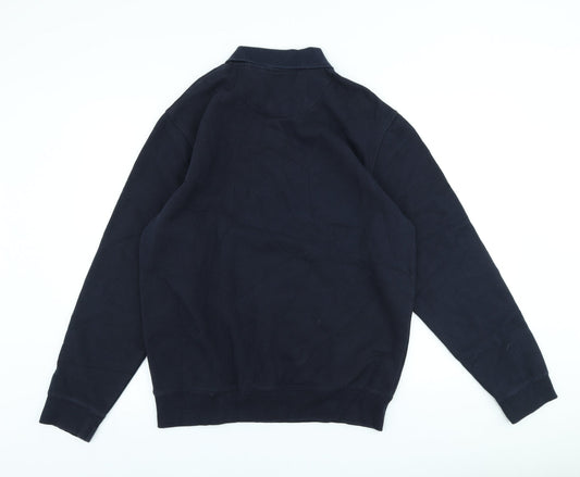 Mens UK Size M Easy Blue Pullover Sweatshirt