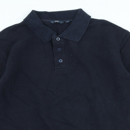 Mens UK Size M Easy Blue Pullover Sweatshirt