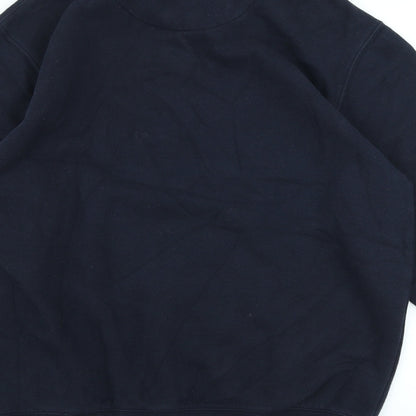Mens UK Size M Easy Blue Pullover Sweatshirt