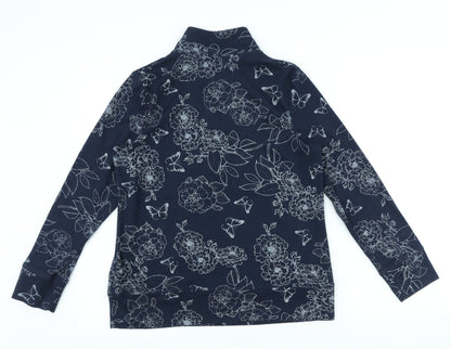 Womens UK Size S Bm casual Blue Pullover Jumper