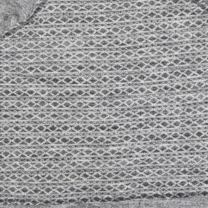 FOREVER 21 Womens Grey Round Neck Geometric Polyester Pullover Jumper Size M