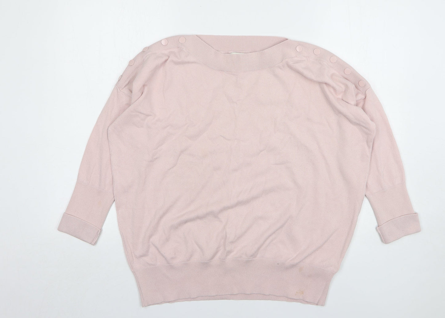 Womens UK Size L Monsoon Pink Pullover Jumper