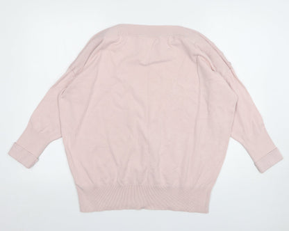 Womens UK Size L Monsoon Pink Pullover Jumper