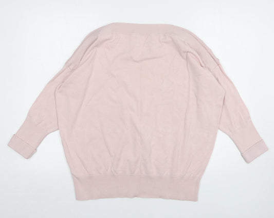 Womens UK Size L Monsoon Pink Pullover Jumper