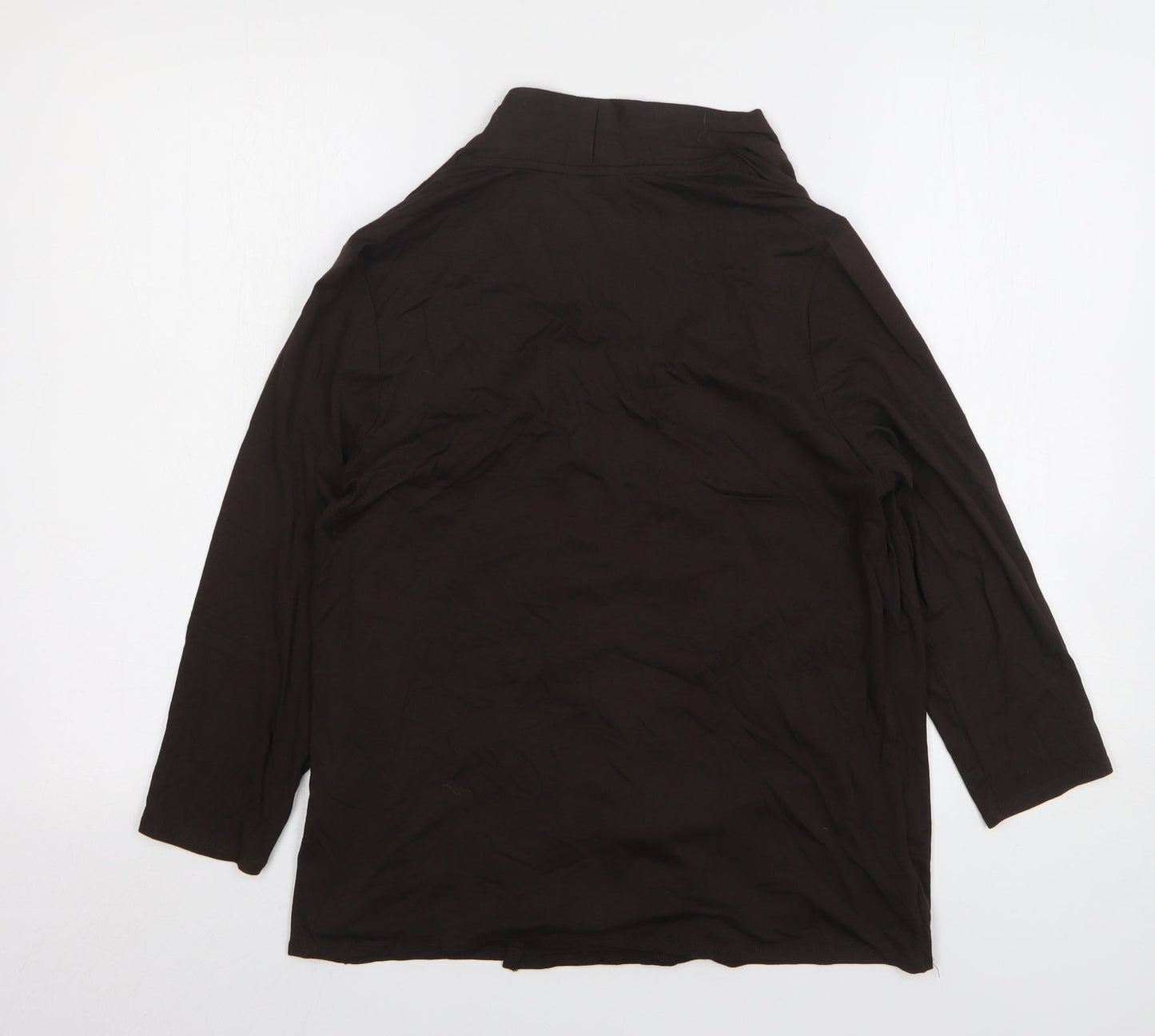 Womens UK Size 12 Marks and Spencer Brown Cardigan Jumper