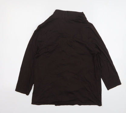 Womens UK Size 12 Marks and Spencer Brown Cardigan Jumper