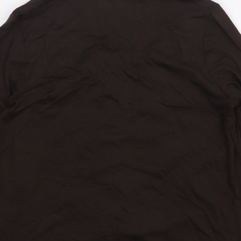 Womens UK Size 12 Marks and Spencer Brown Cardigan Jumper