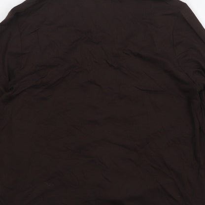 Womens UK Size 12 Marks and Spencer Brown Cardigan Jumper