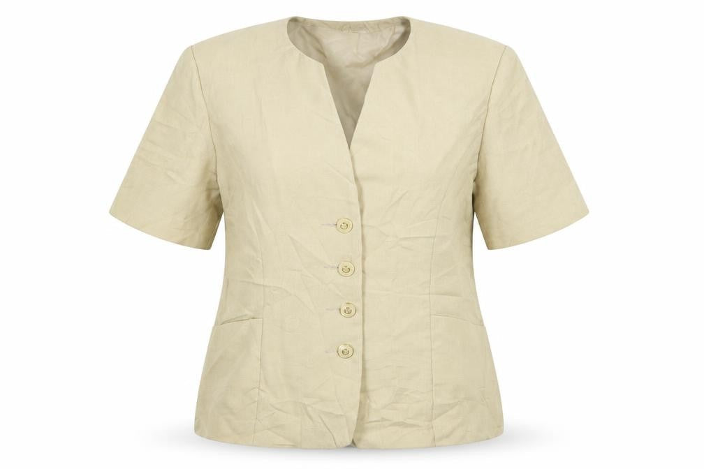 Womens UK Size 14 Preworn Regular Beige Blazer