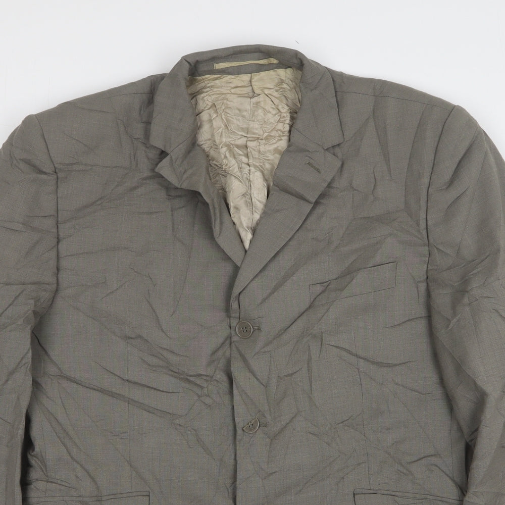 Mens UK Size 40 Karl Jackson Regular Grey Suit Jacket