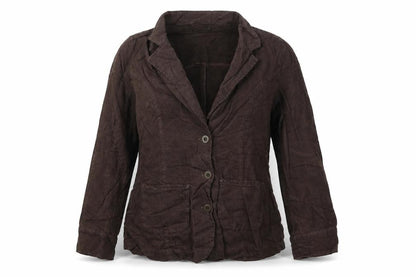 Womens UK Size 12 Classics Regular Brown Suit Jacket