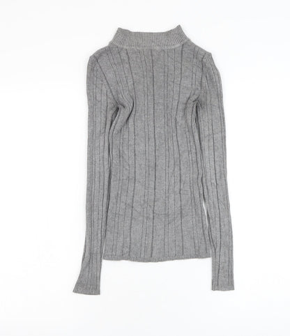 Womens UK Size 8 Atmosphere Grey Pullover Jumper