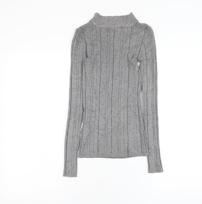 Womens UK Size 8 Atmosphere Grey Pullover Jumper