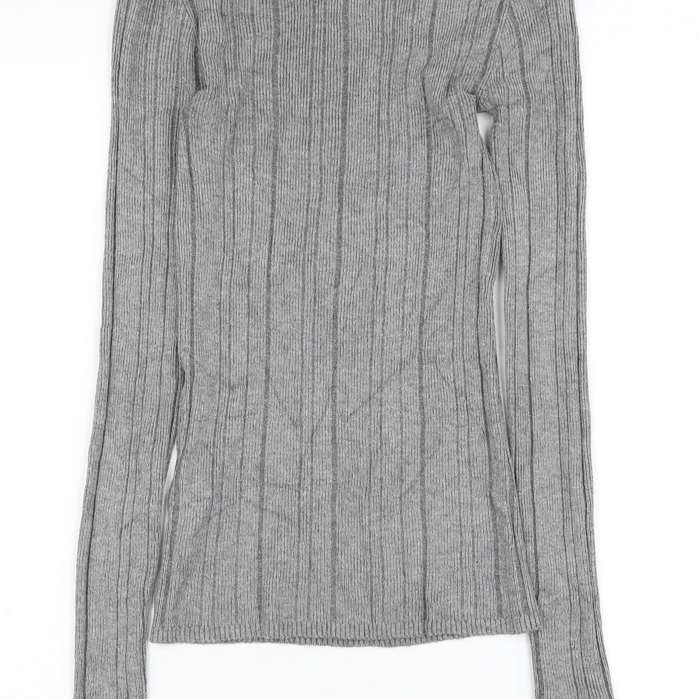 Womens UK Size 8 Atmosphere Grey Pullover Jumper