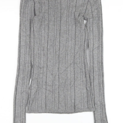 Womens UK Size 8 Atmosphere Grey Pullover Jumper