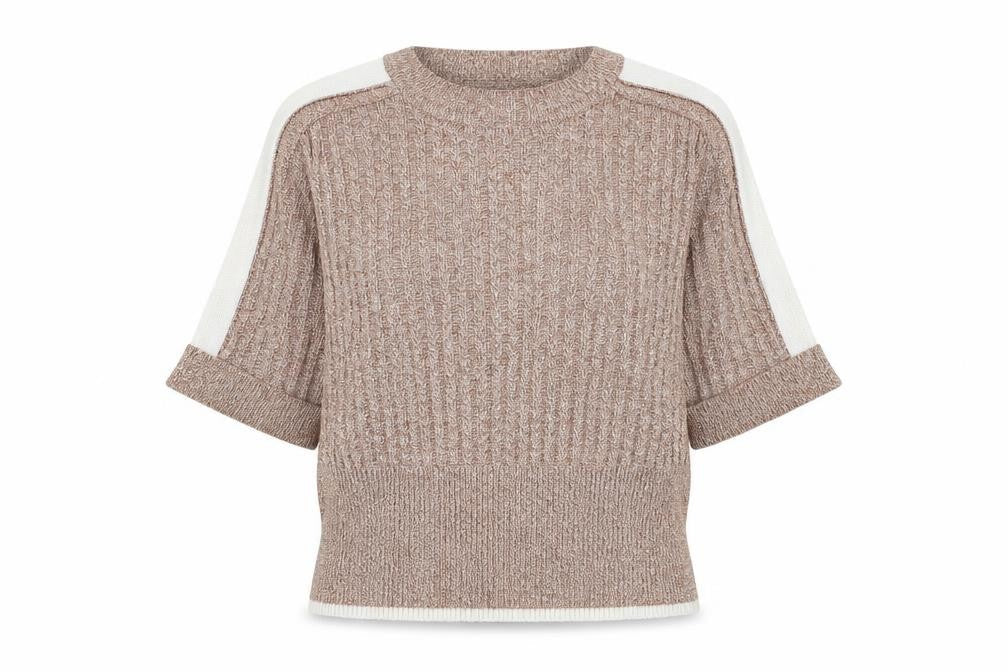Womens UK Size S Marks and Spencer Brown Pullover Jumper
