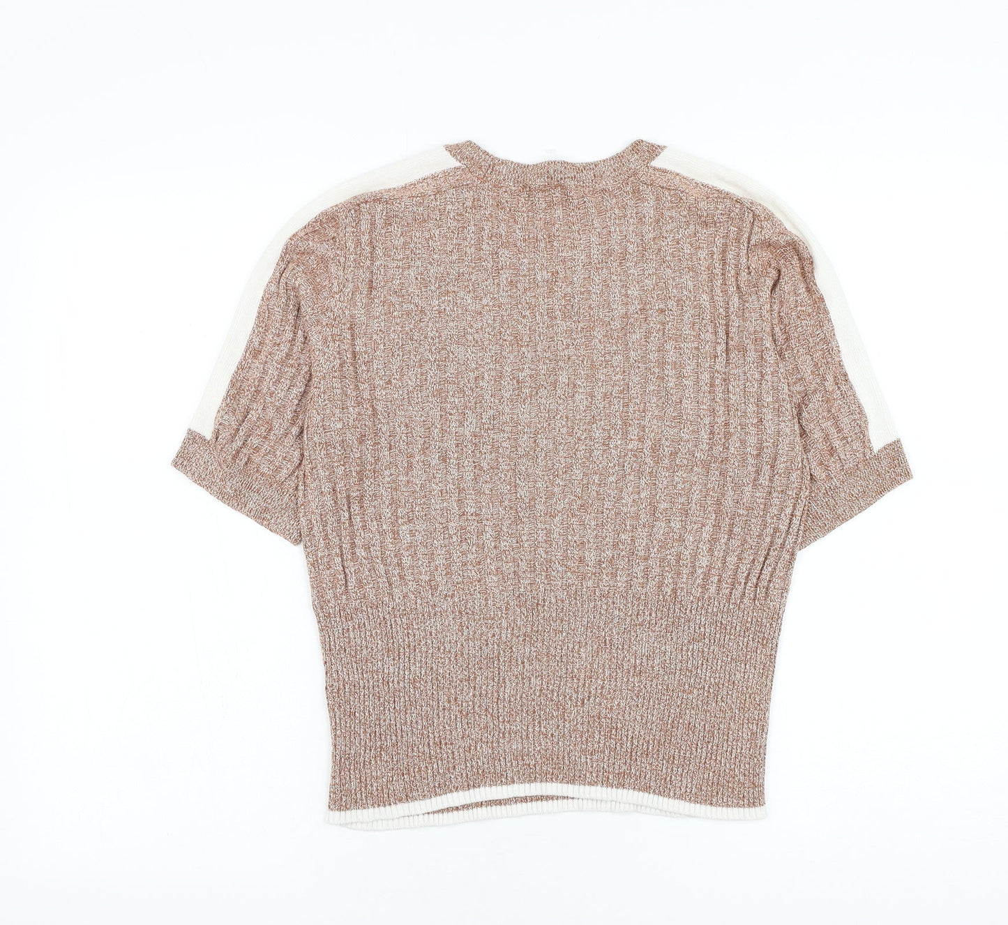 Womens UK Size S Marks and Spencer Brown Pullover Jumper