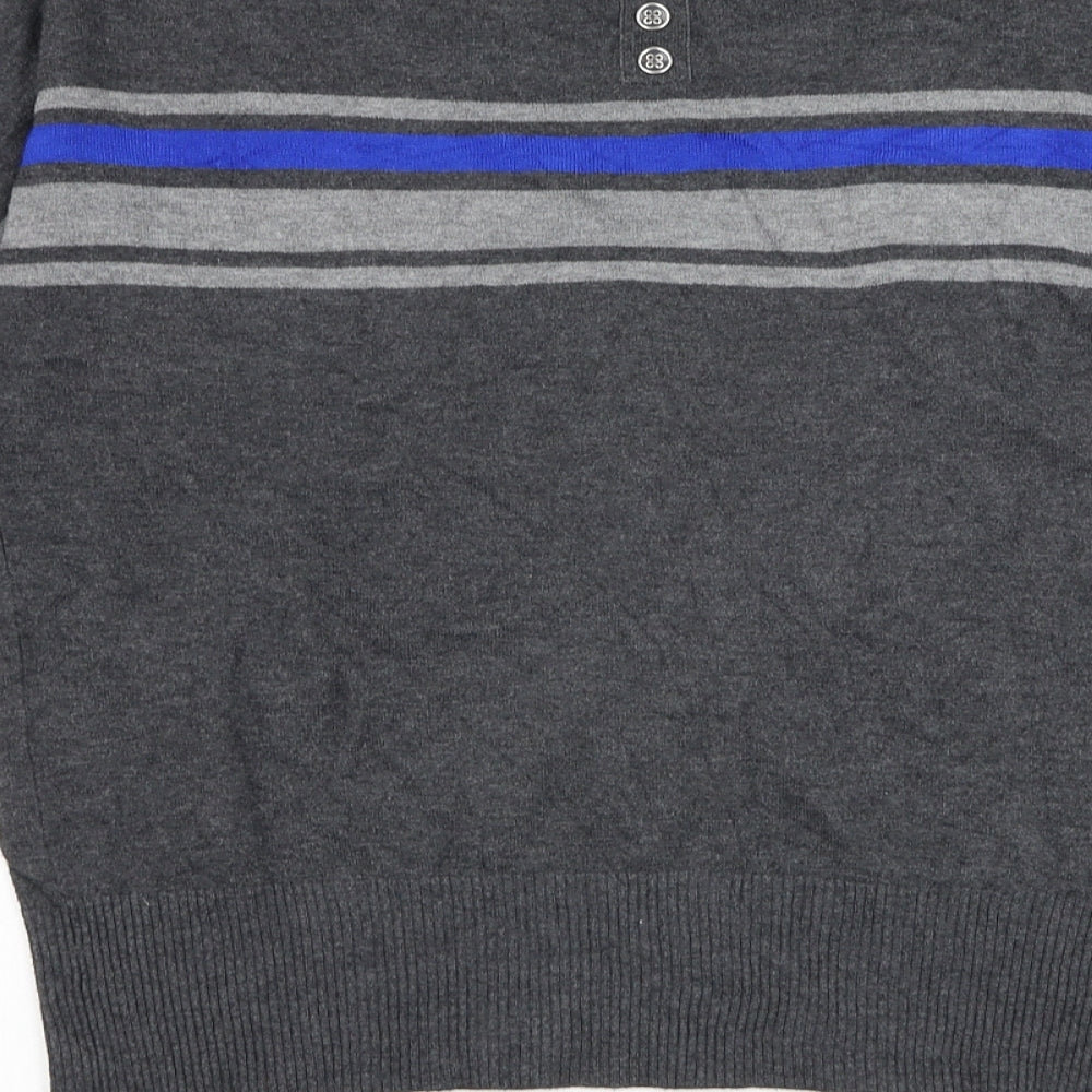 Womens UK Size 12 Debenhams Grey Pullover Jumper