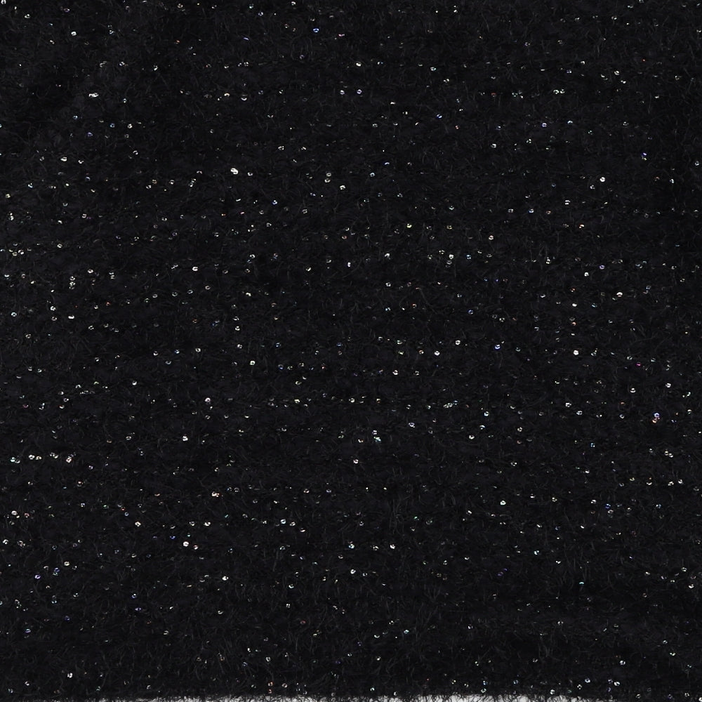 Damart Womens Black Round Neck Polyester Pullover Jumper Size 18