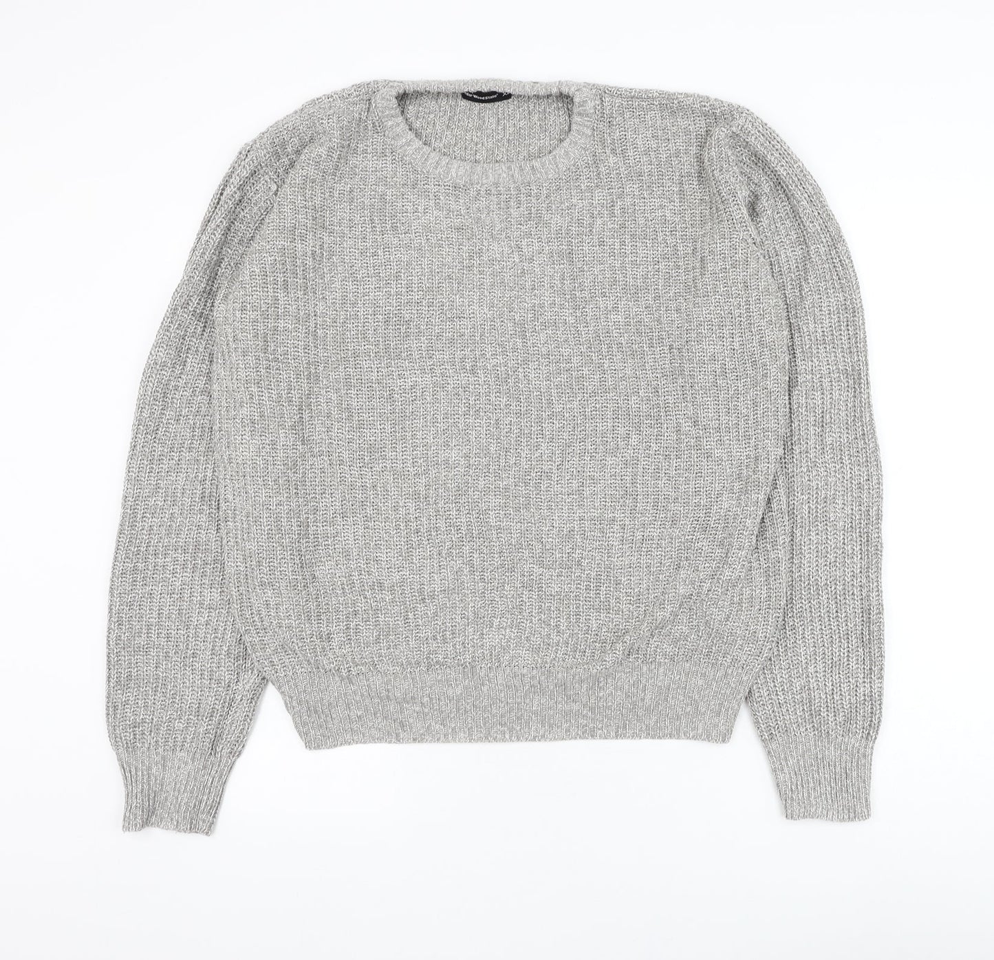 Womens UK Size XL Cedar Wood State Grey Pullover Jumper