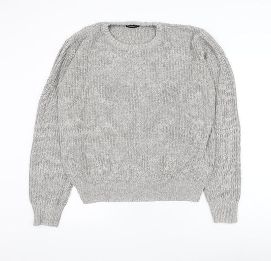 Womens UK Size XL Cedar Wood State Grey Pullover Jumper