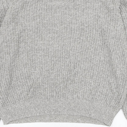 Womens UK Size XL Cedar Wood State Grey Pullover Jumper