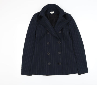 Womens UK Size 12 Kookai Blue Overcoat
