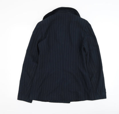 Womens UK Size 12 Kookai Blue Overcoat