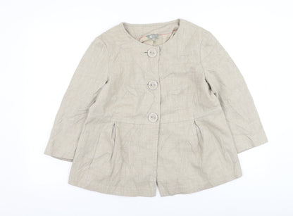 Womens UK Size 12 Mia Moda Beige Jacket