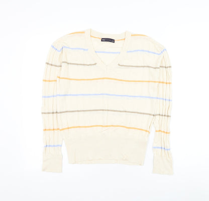 Womens UK Size S Marks and Spencer Beige Pullover Jumper