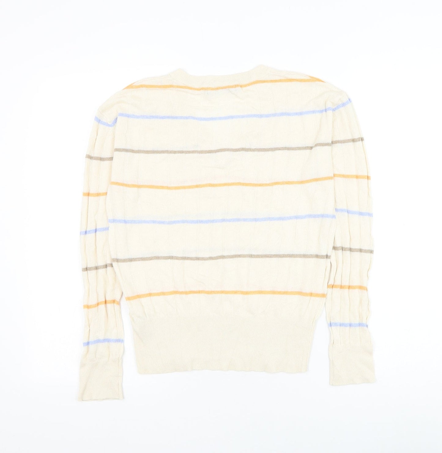 Womens UK Size S Marks and Spencer Beige Pullover Jumper