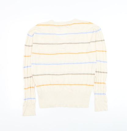 Womens UK Size S Marks and Spencer Beige Pullover Jumper